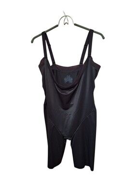 Maidenform Black Shapewear Bodysuit with Adjustable Straps Ladies Plus Size 2XL